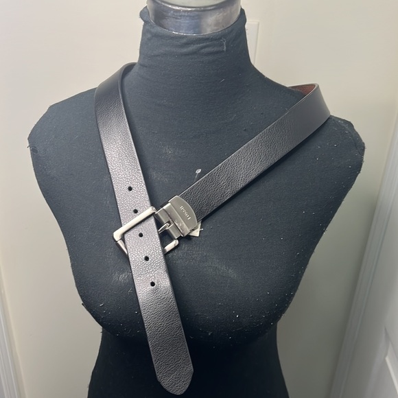 Fossil Men Leather Reversible Belt Size Waist 32 - Picture 7 of 8